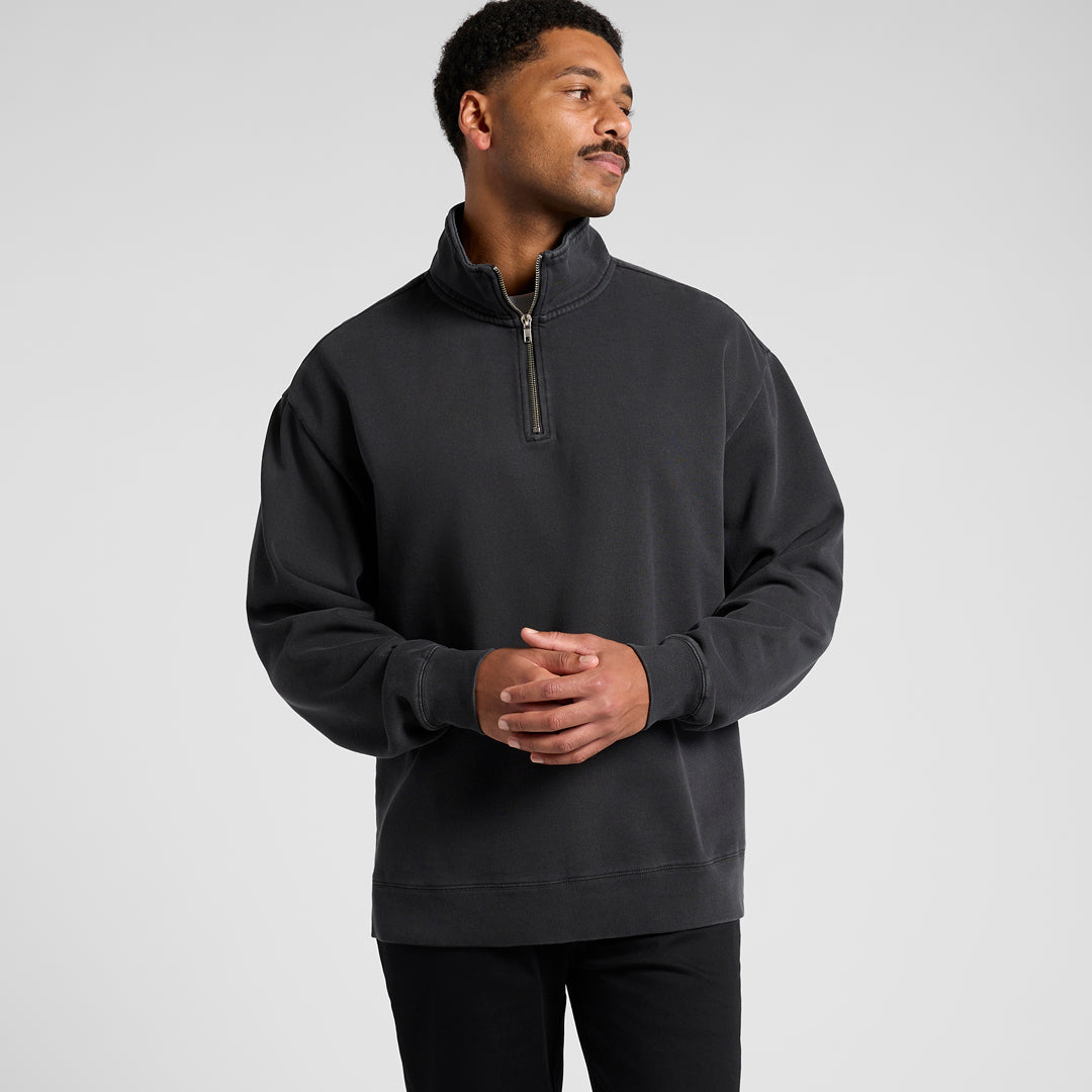 AS Colour The Relax Faded Half Zip Jumper | Adults Outerwear