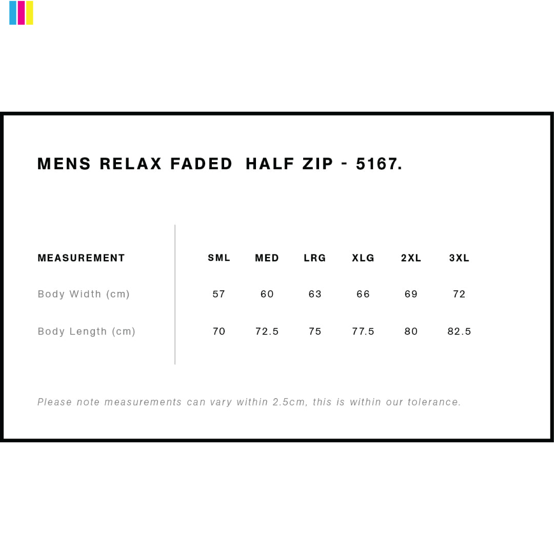 AS Colour The Relax Faded Half Zip Jumper | Adults Outerwear