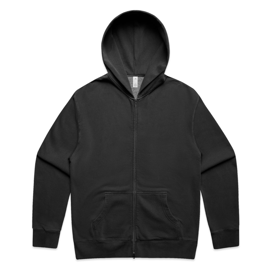 AS Colour The Relax Faded Zip Hood | Adults Black Outerwear
