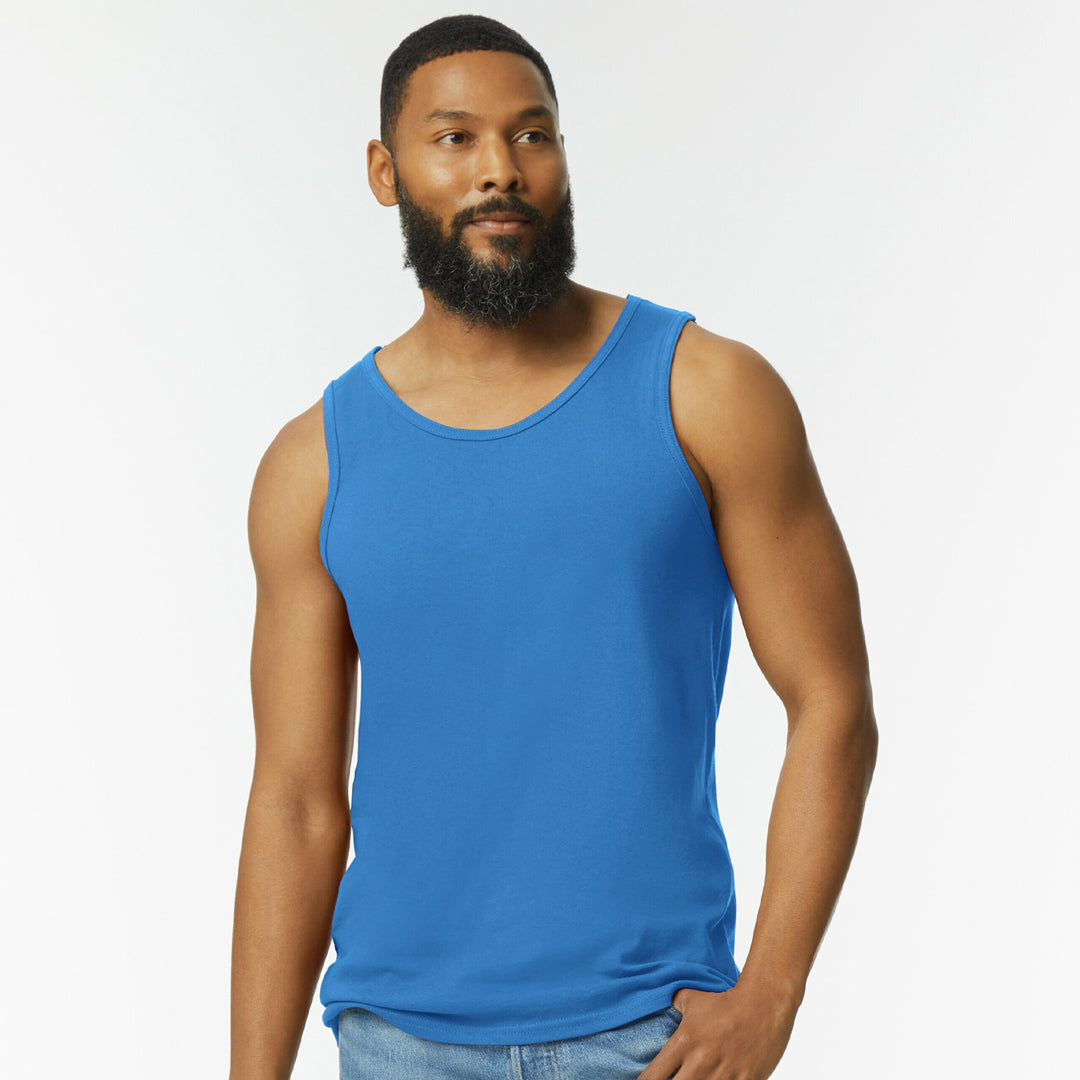 Gildan The Heavy Cotton Tank | Adults Royal Shirts & Tops