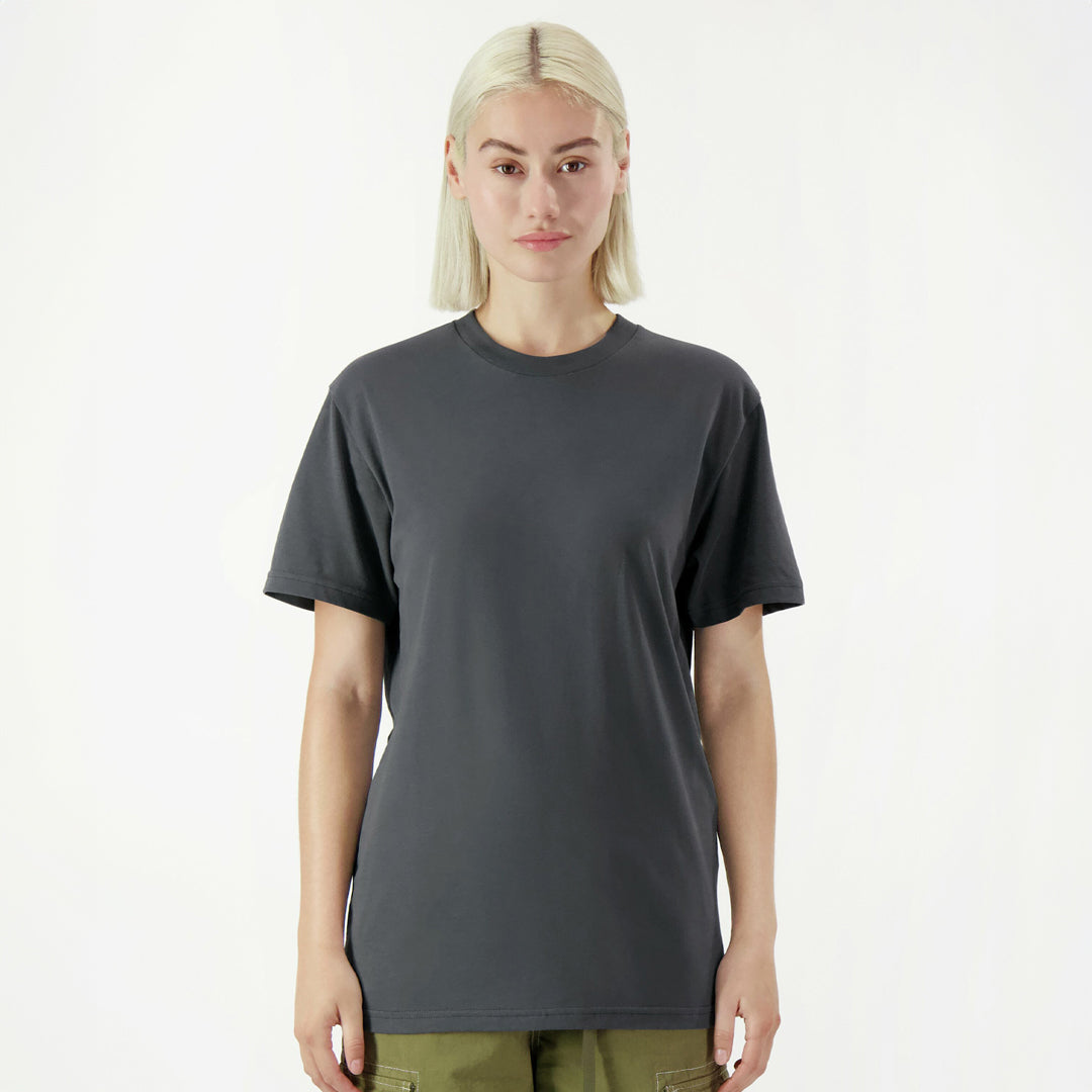 American Apparel The Sueded Tee | Adults Asphalt Shirts & Tops