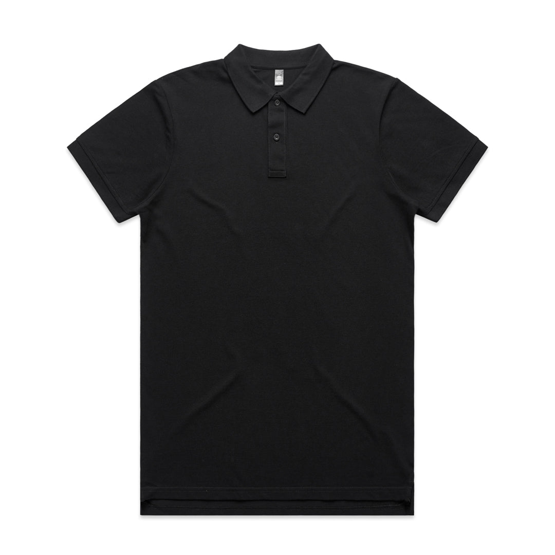 AS Colour The Pique Polo | Mens | Short Sleeve Black Shirts & Tops