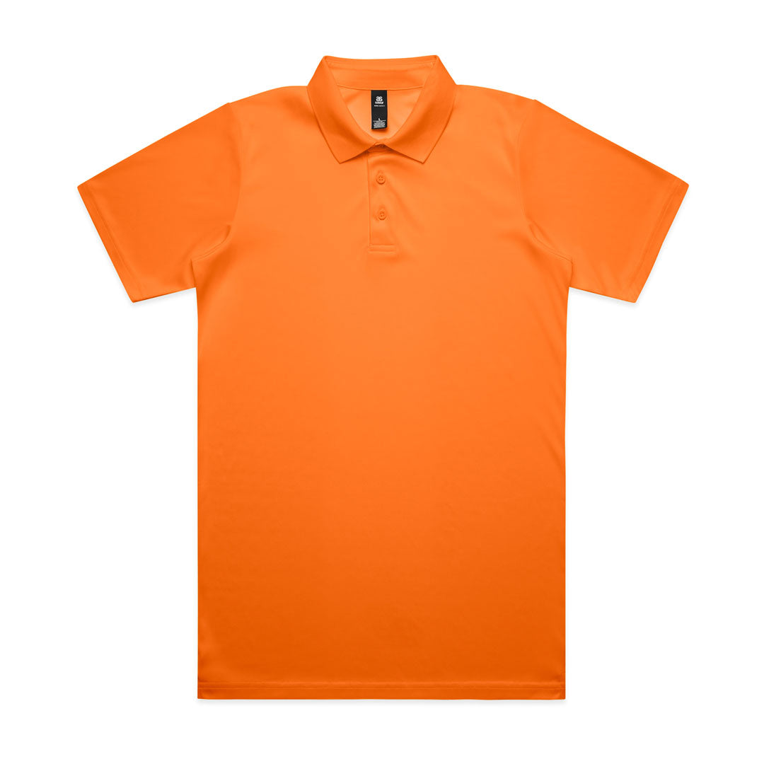 AS Colour The Work Safety Hi Vis Polo | Mens | Short Sleeve Hi Vis Orange Shirts & Tops
