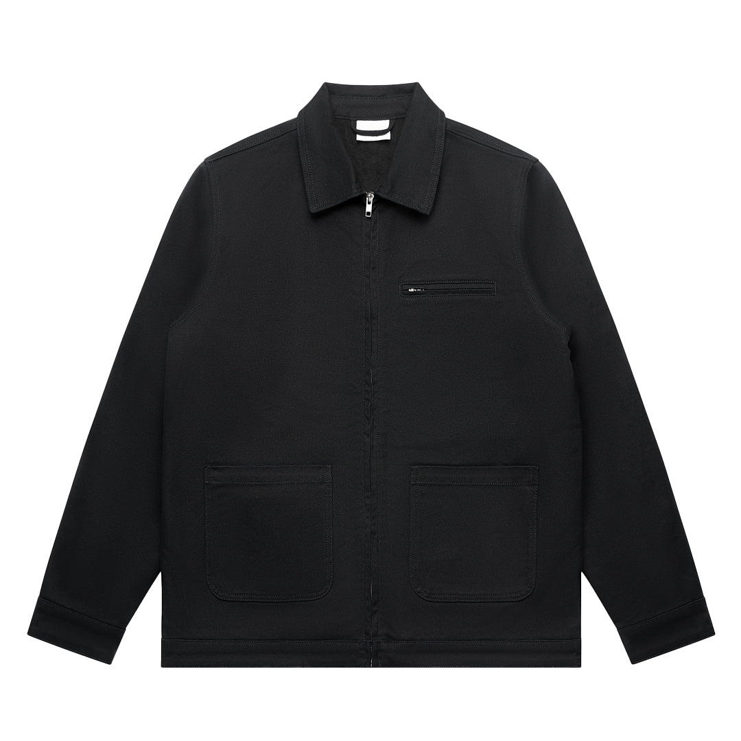 AS Colour The Heavy Canvas Jacket | Mens Black Coats & Jackets