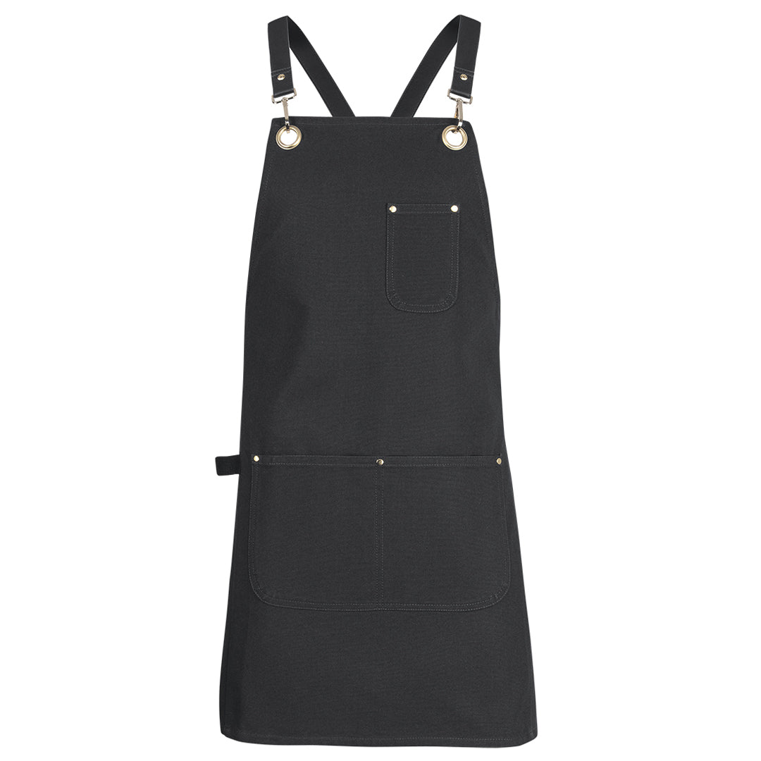 Jbs Wear The Brass Eyelet Canvas Apron | Adults Black Aprons