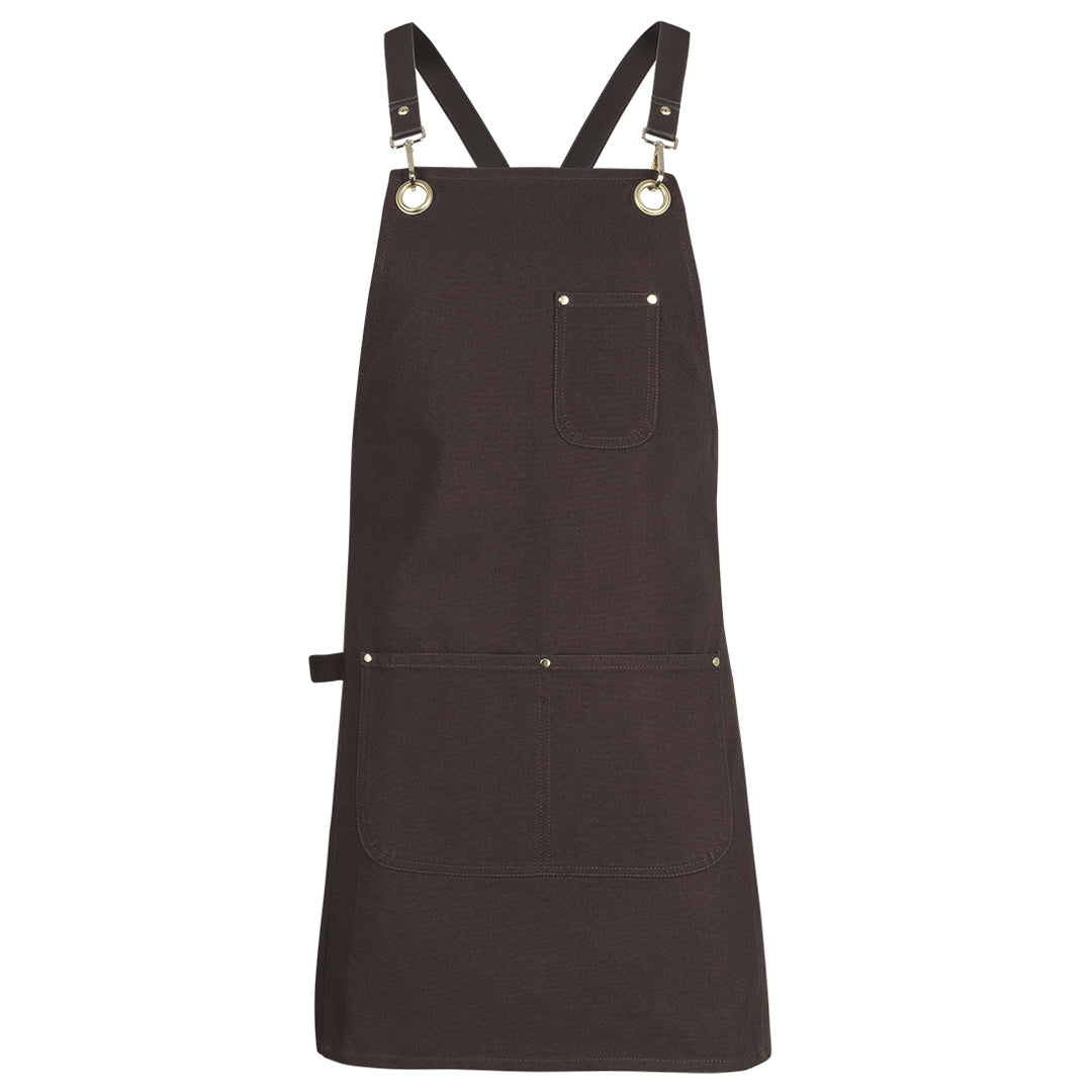Jbs Wear The Brass Eyelet Canvas Apron | Adults Chocolate Aprons