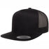 Flexfit The Flexfit YP Classic Flat Peak Trucker Cap Black Hats