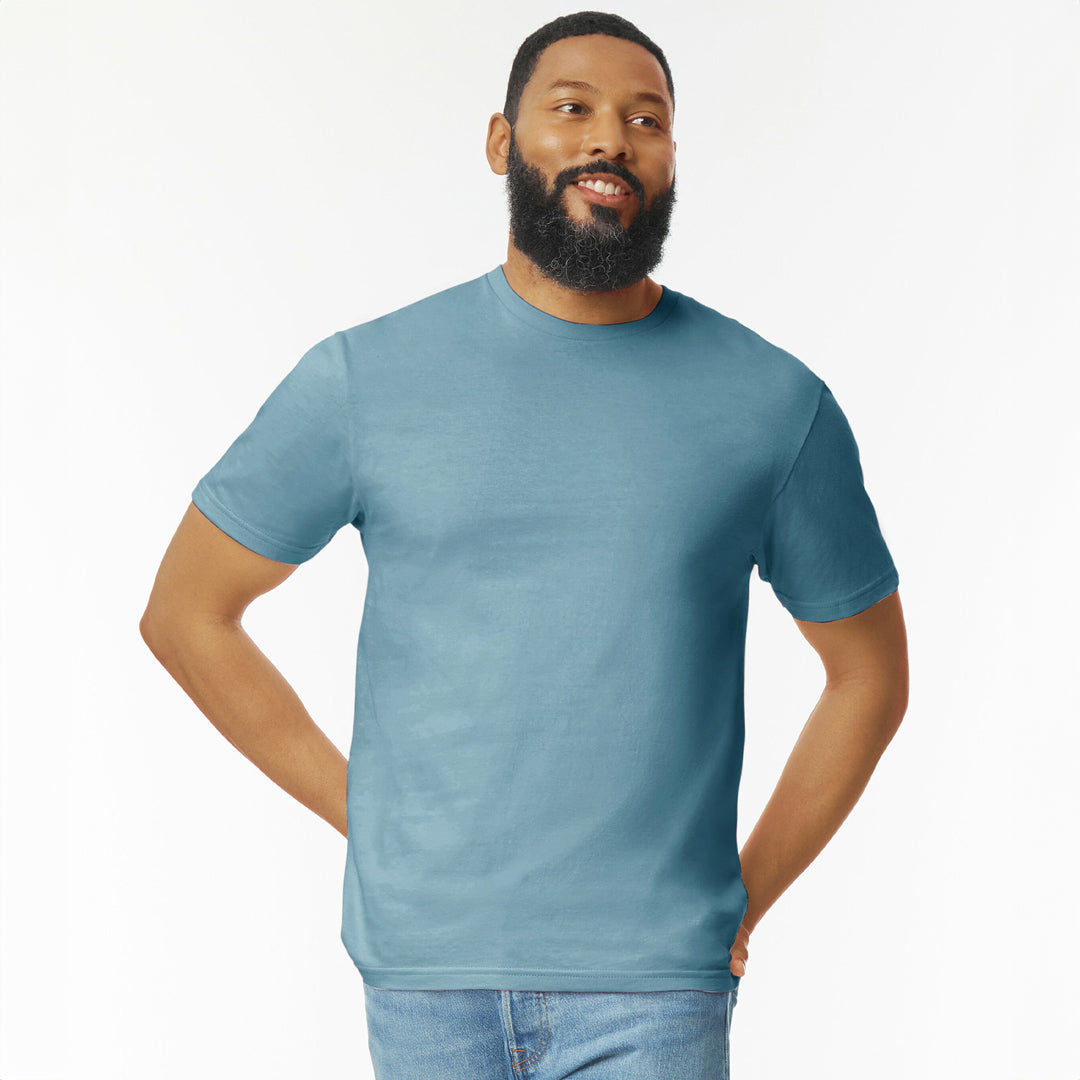 Gildan The Softstyle Crew Neck Tee | Adults Indigo Blue Shirts & Tops