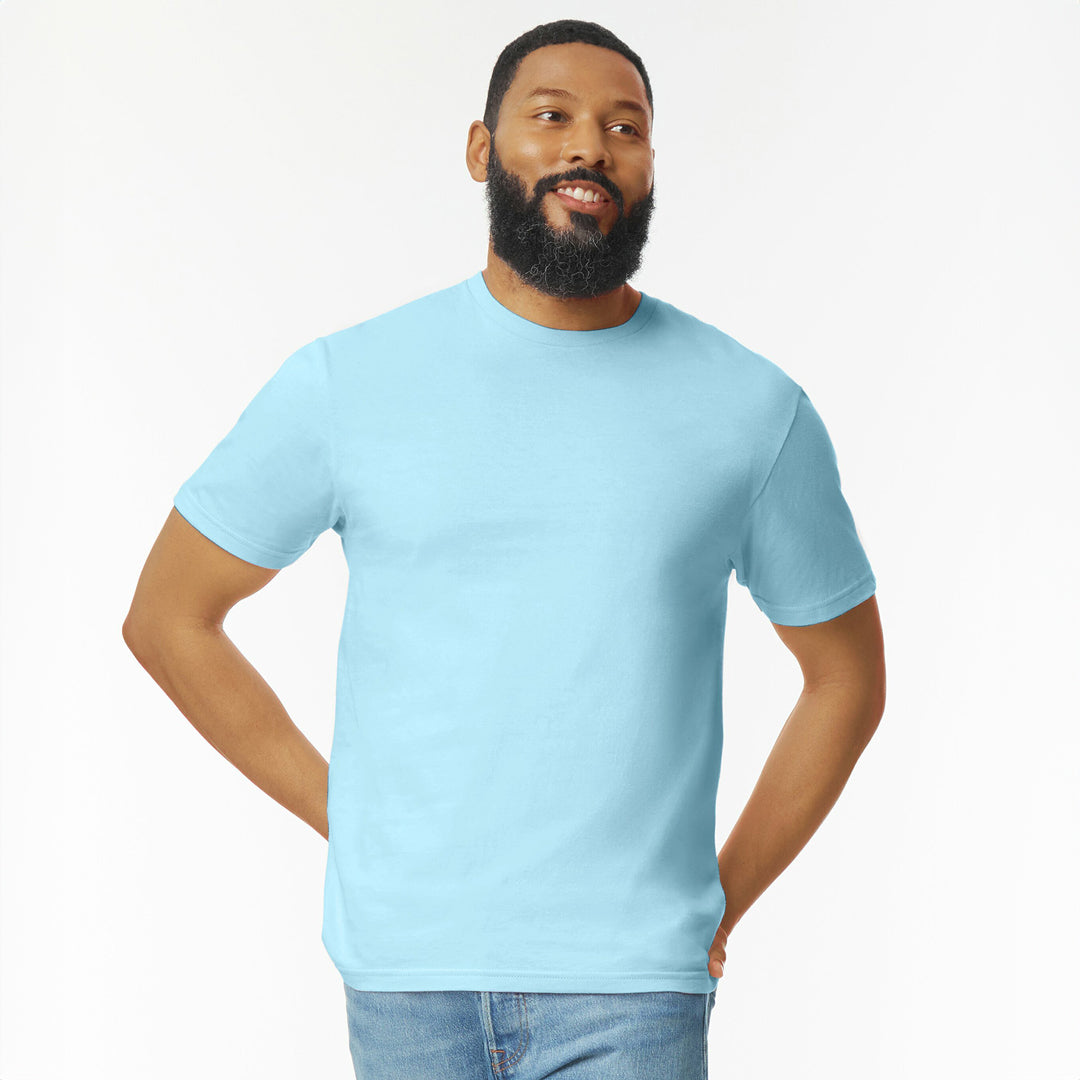 Gildan The Softstyle Crew Neck Tee | Adults Light Blue Shirts & Tops