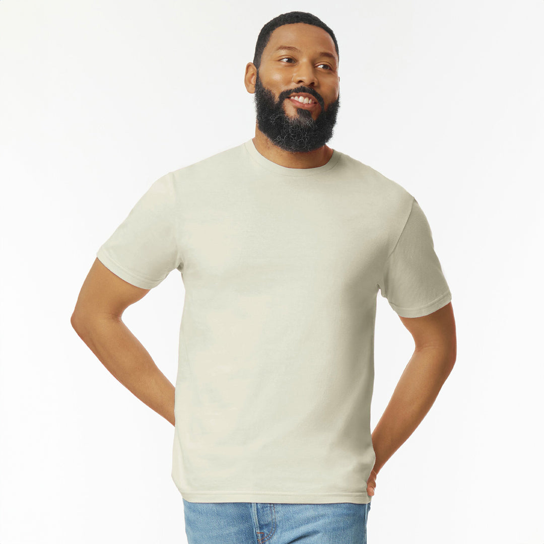 Gildan The Softstyle Crew Neck Tee | Adults Natural Shirts & Tops