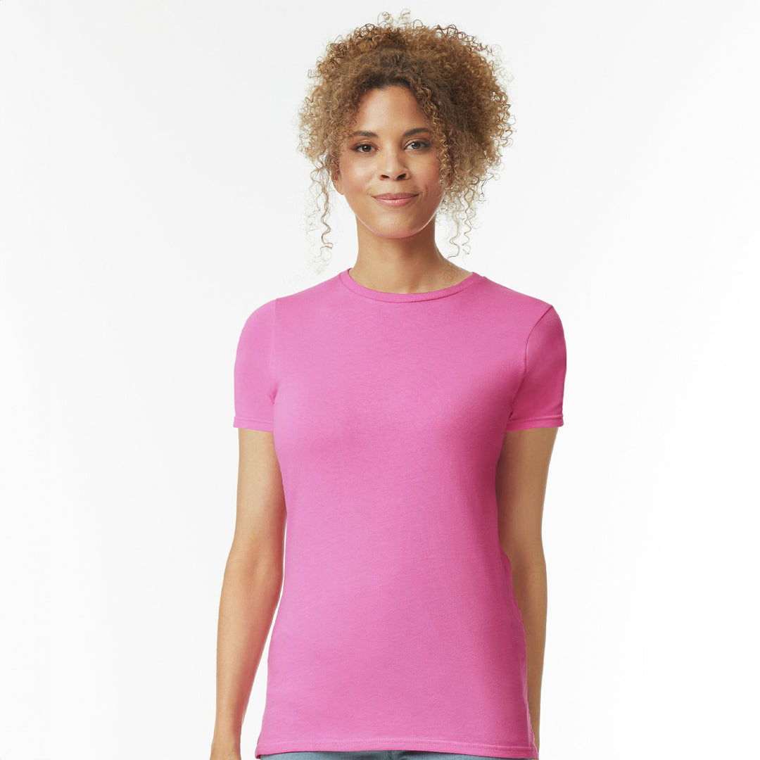 Gildan The Softstyle Crew Neck Tee | Ladies Azalea Shirts & Tops