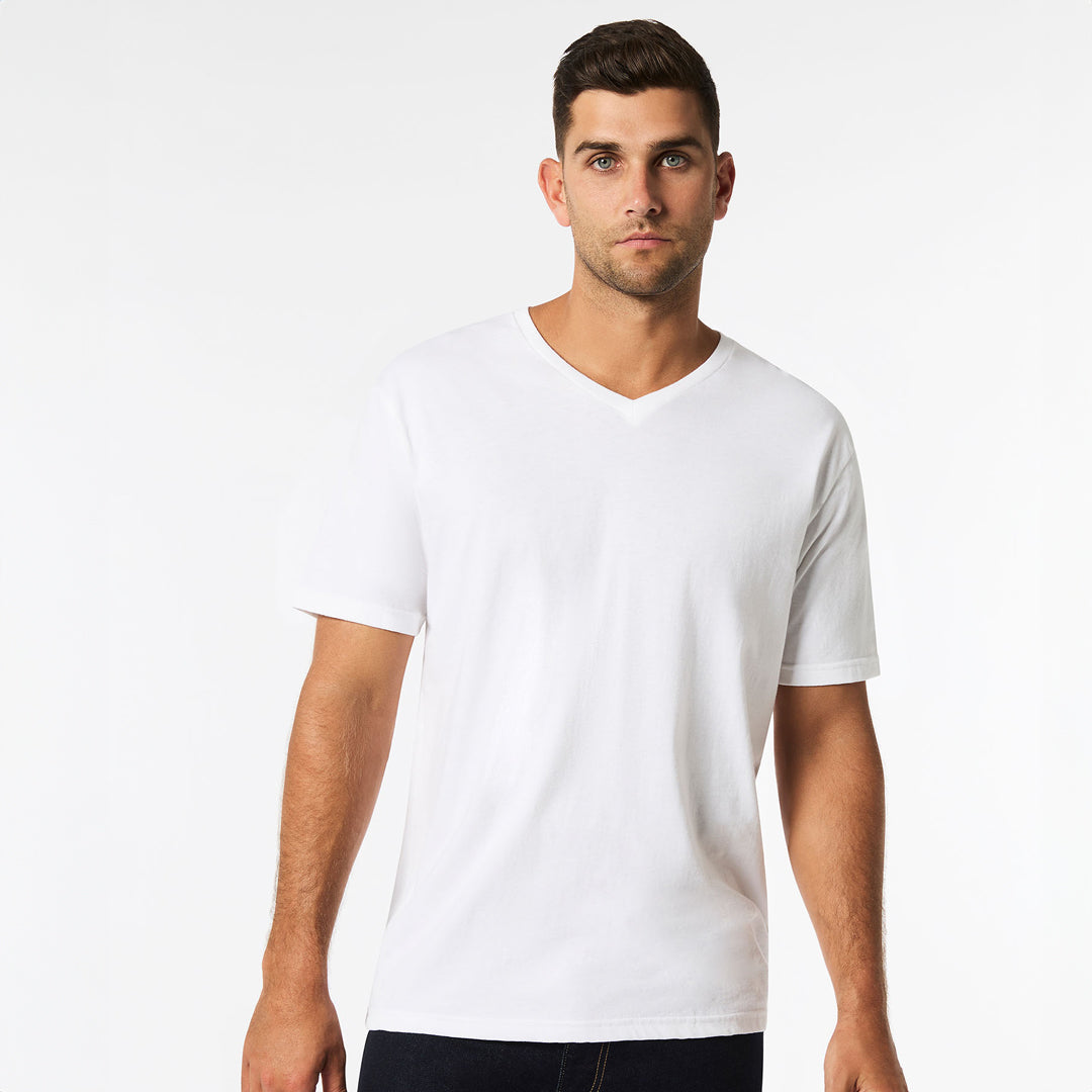 Gildan The Softstyle V-Neck Tee | Adults White Shirts & Tops