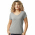 Gildan The Softstyle V-Neck Tee | Ladies Grey Marle Shirts & Tops