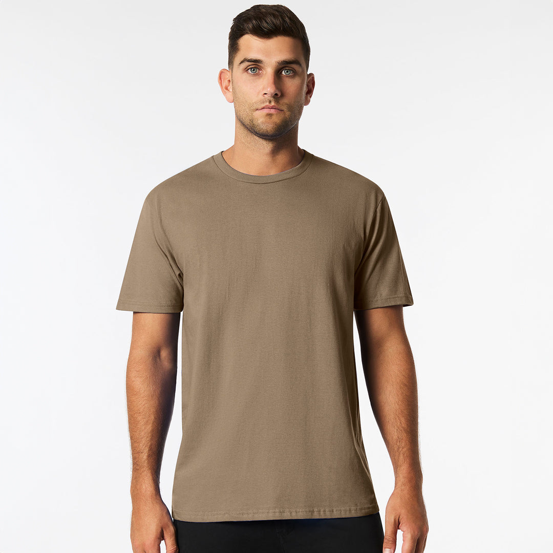 Gildan The Mid Weight Cotton Tee | Adults Brown Shirts & Tops