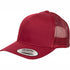 Flexfit The Flexfit YP Classic Retro 5 Panel Trucker Cap Maroon Hats
