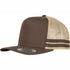 Flexfit The Flexfit YP Stripe Trucker Cap Brown Hats