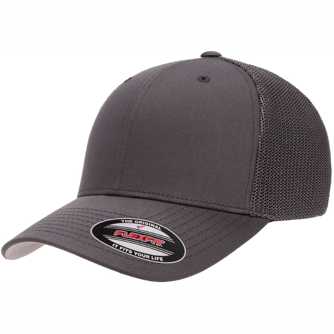 Flexfit The Flexfit Mesh Trucker Cap Charcoal Hats