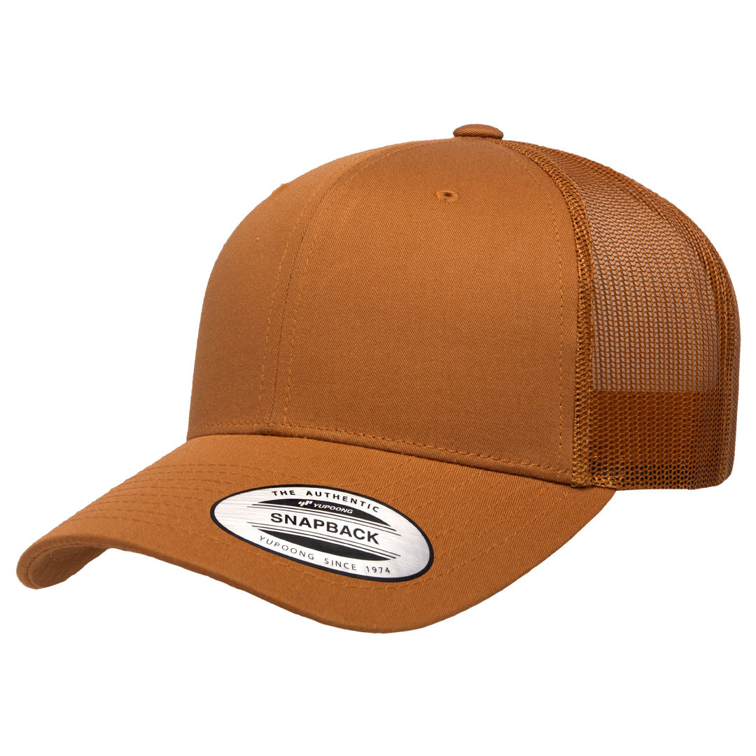 Flexfit The Flexfit YP Classic Retro Wade Trucker Cap Caramel Hats