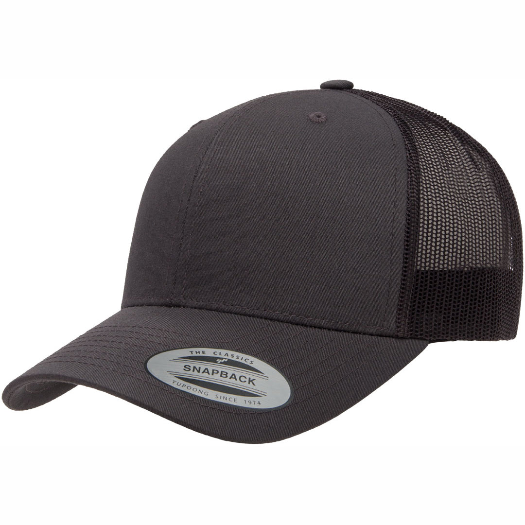 Flexfit The Flexfit YP Classic Retro Wade Trucker Cap Charcoal Hats