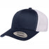 Flexfit The Flexfit YP Classic Retro Wade Trucker Cap Navy/White Hats