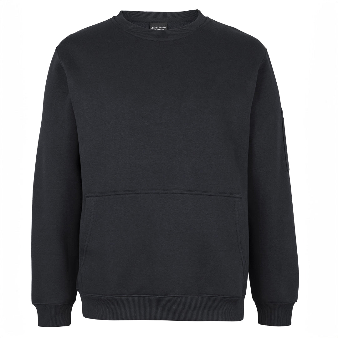 Jbs Wear The Premium Trade Crew Neck Jumper | Adults Black Clothing