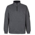 Jbs Wear The Premium Trade Zip Neck Jumper | Adults Charcoal Marle/Black Clothing
