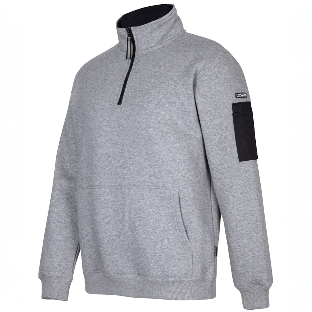 Jbs Wear The Premium Trade Zip Neck Jumper | Adults Clothing