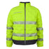 Jbs Wear The Hi Vis (D+N) Graphene Puffer Jacket | Adults Lime/Charcoal Outerwear