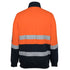 Jbs Wear The Hi Vis D/N Zip Neck Cotton Fleece Jumper | Adults Work Safety Protective Gear