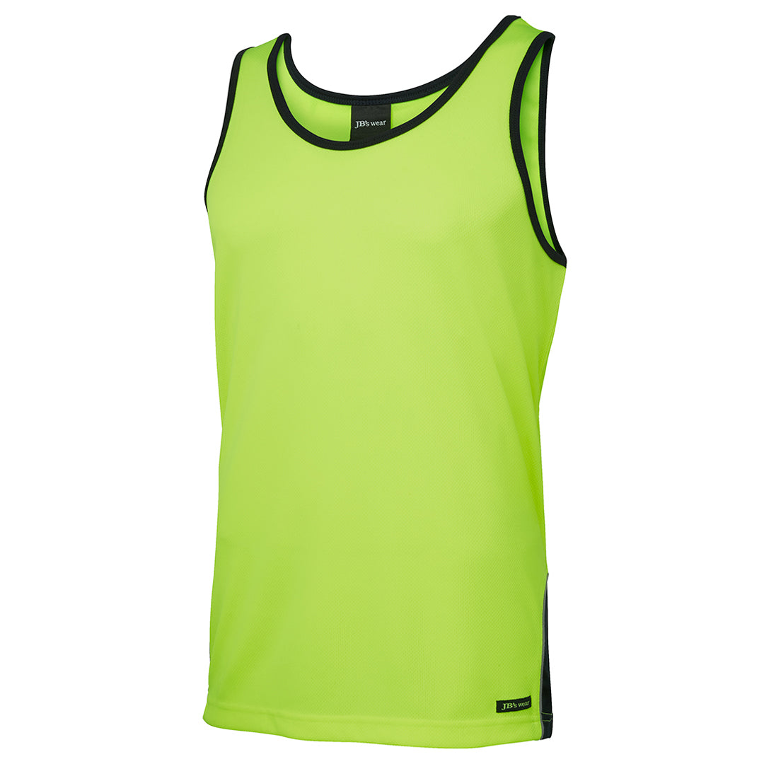 Jbs Wear The Hi Vis Contrast Singlet | Adults Shirts & Tops