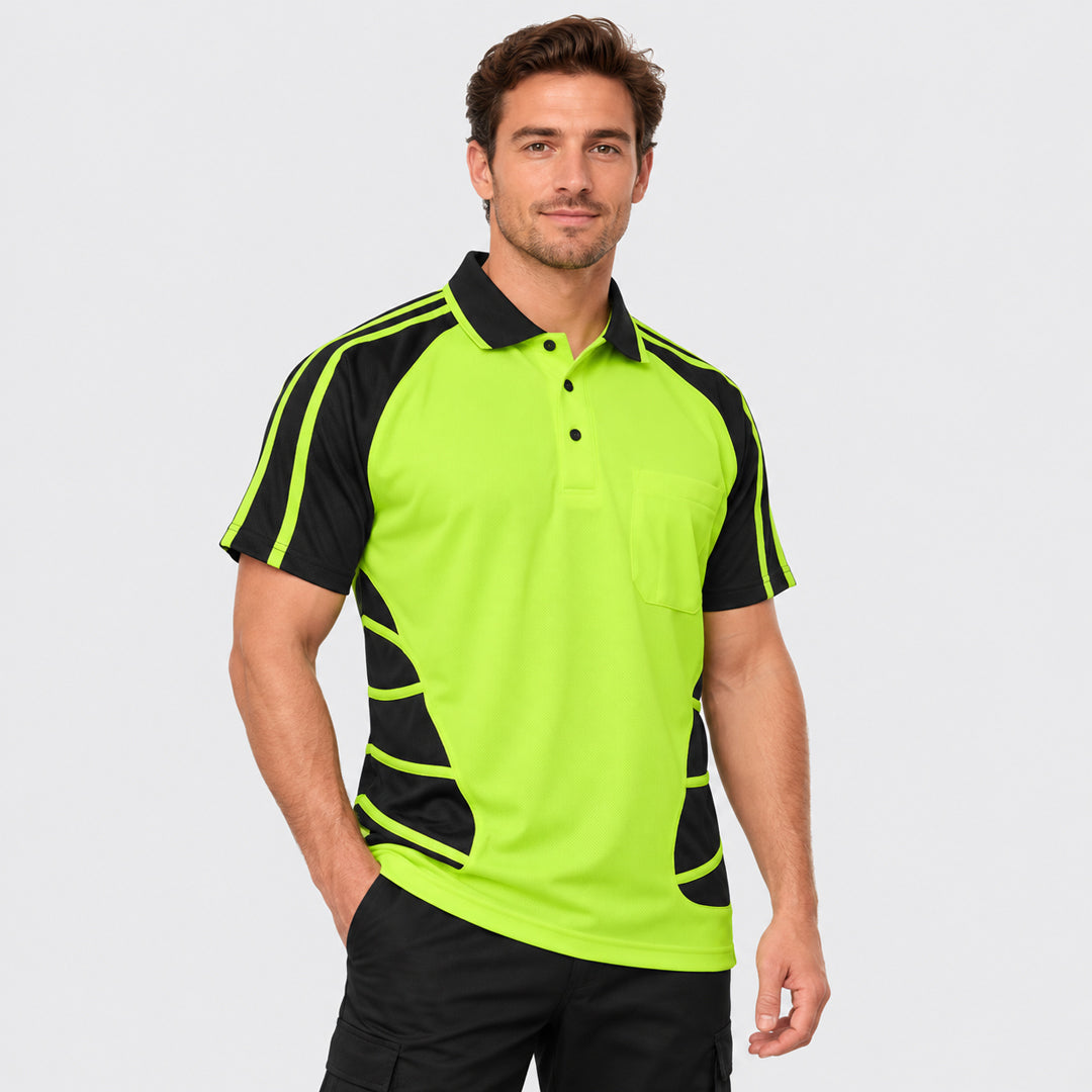 Jbs Wear The Hi Vis Spider Polo | Short Sleeve | Adults Work Safety Protective Gear