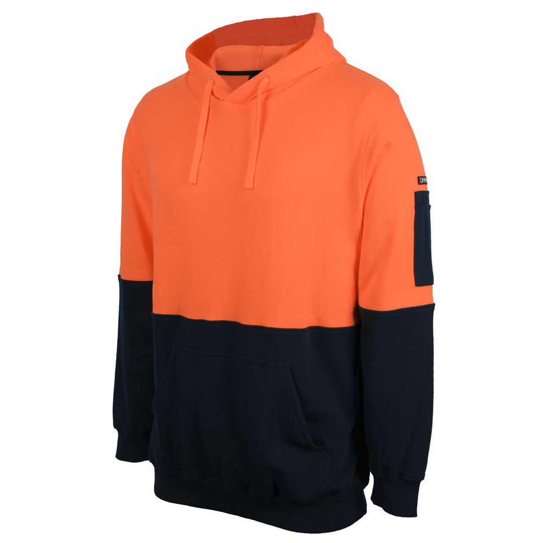 Jbs Wear The Hi Vis Cotton Fleece Hoodie | Adults Work Safety Protective Gear
