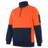 Jbs Wear The Classic 330g Hi Vis Half Zip Fleece Jumper | Adults Work Safety Protective Gear