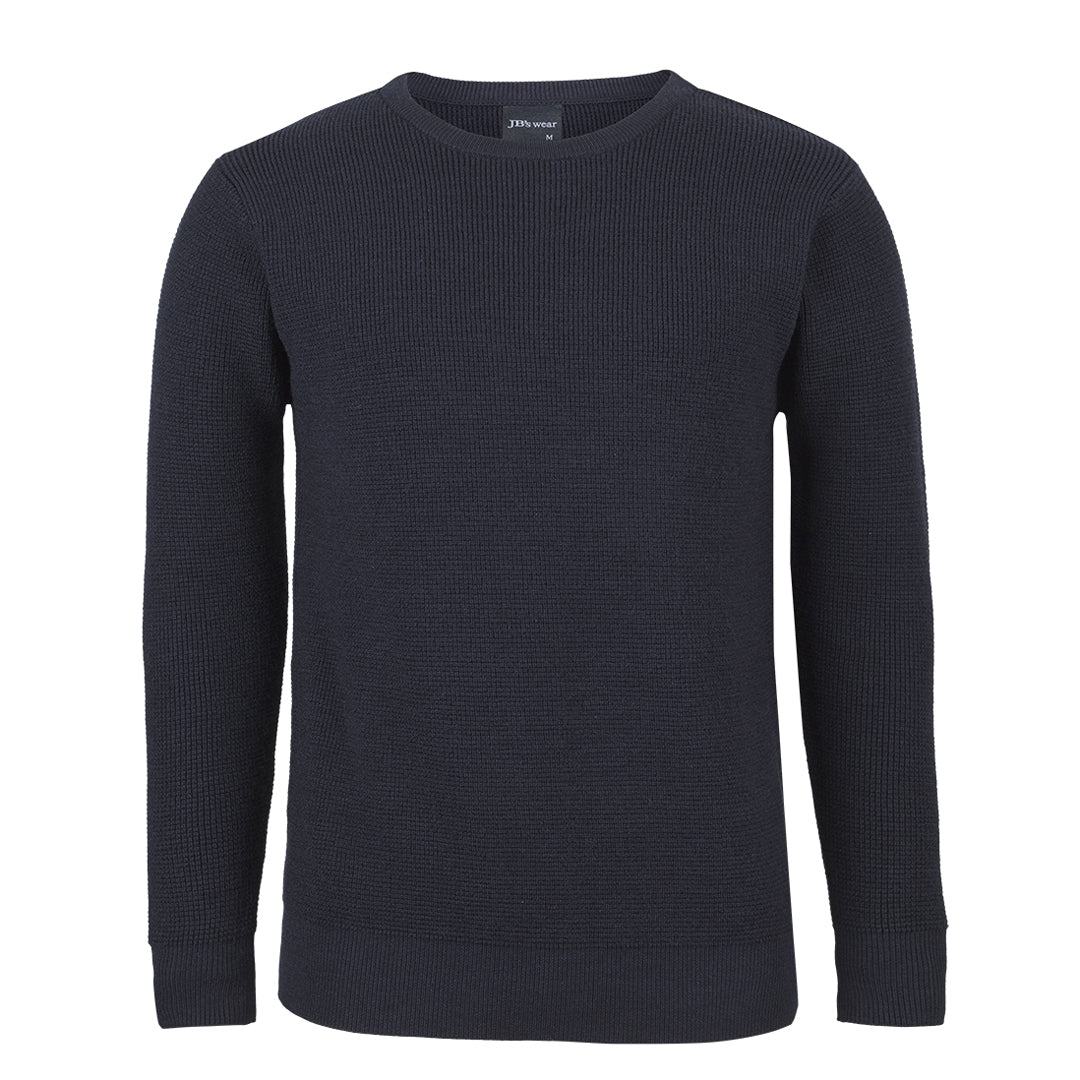 Jbs Wear The Chunky Crew Neck Jumper | Adults Navy Outerwear