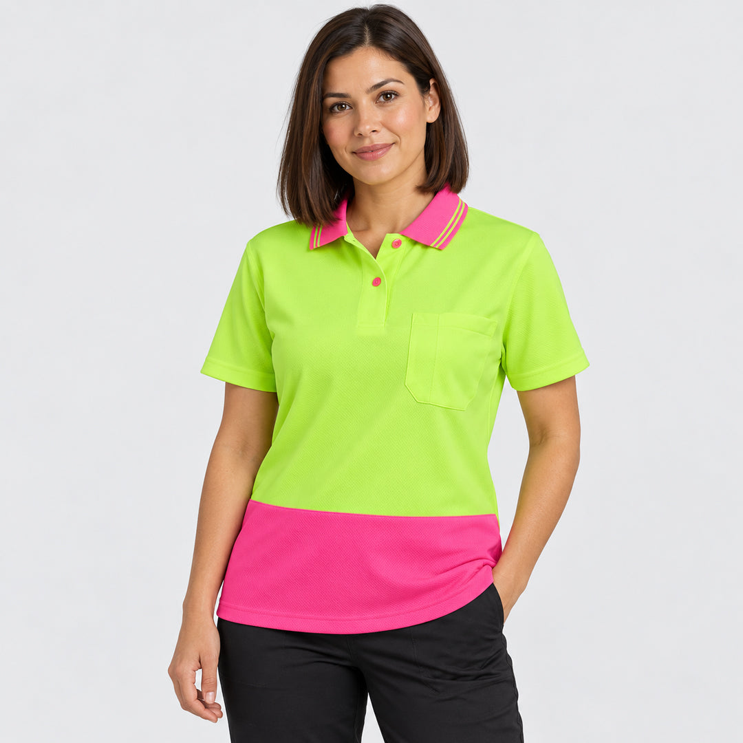 Jbs Wear The Hi Vis Comfort Polo | Ladies | Short Sleeve Shirts & Tops