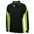 Jbs Wear The Street Panel Polo | Adults | Long Sleeve Black/Lime Work Safety Protective Gear