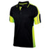 Jbs Wear The Street Panel Polo | Adults | Short Sleeve Black/Lime Work Safety Protective Gear