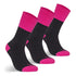 Jbs Wear The Ladies Work Sock | 3 Pack Black/Pink Socks