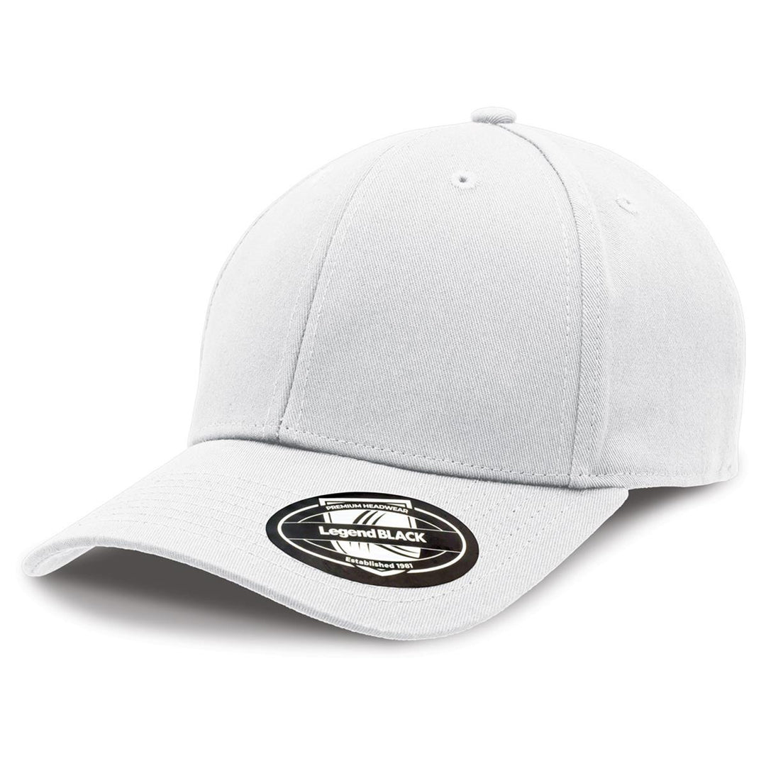 Legend Black The Staple Cap | 6 Panel White Hats