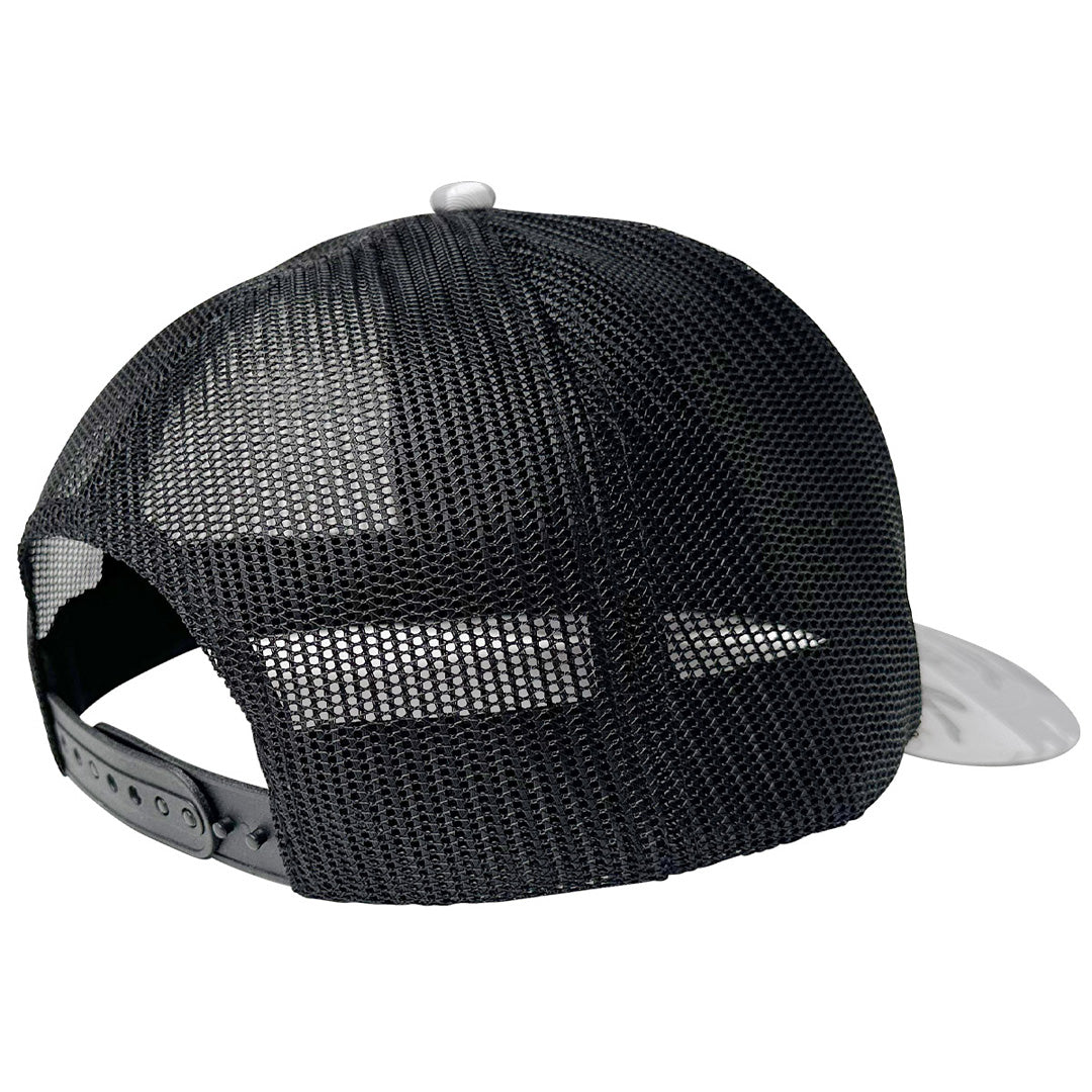 Legend Black The Snow Camo Trucker Cap | 6 Panel Hats