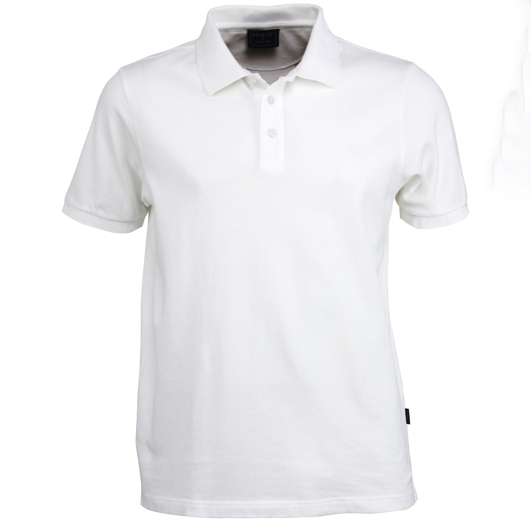 Stencil The Airlie Polo | Mens | Short Sleeve White Shirts & Tops