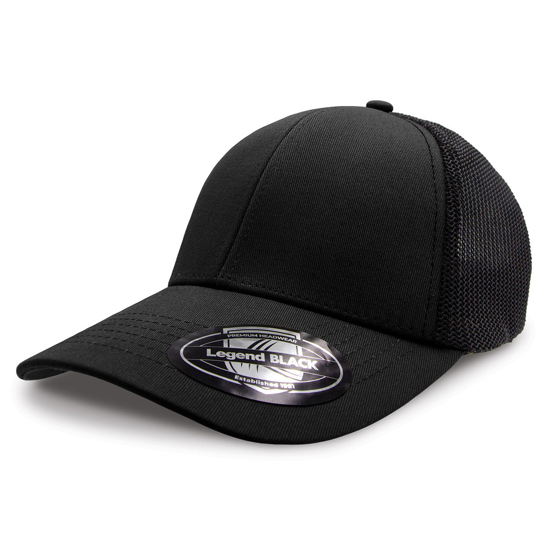 Legend Black The Air Fit Cap Black/Black Hats