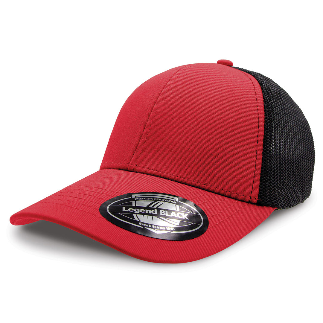 Legend Black The Air Fit Cap Red/Black Hats