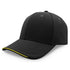 Legend Black The Streamliner Cap | 6 Panel Black/Gold Hats