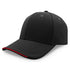 Legend Black The Streamliner Cap | 6 Panel Black/Red Hats