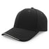 Legend Black The Streamliner Cap | 6 Panel Black/White Hats