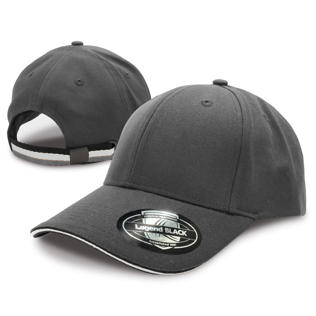 Legend Black The San Marino Cap Charcoal/Black Hats
