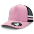 Legend Black The Striped Trucker Cap Pink/Black/White Hats