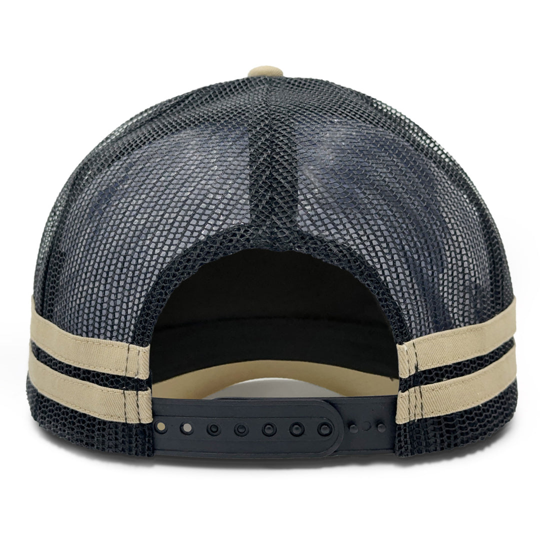 Legend Black The Striped Trucker Cap Hats