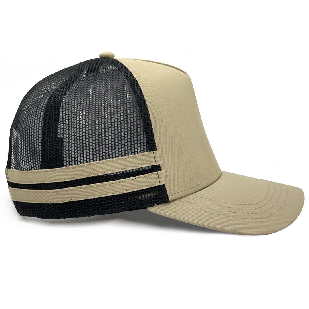 Legend Black The Striped Trucker Cap Hats